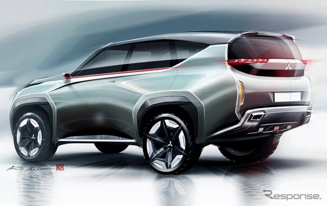 パジェロの次期モデルを示唆する『ミツビシ コンセプト GC-PHEV』