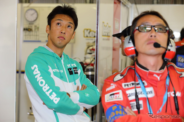 中嶋一貴（左）が乗り組む#36 PETRONAS TOM'S SC430は決勝5位。写真：TOYOTA