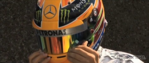 ルイス・ハミルトン(動画キャプチャ)