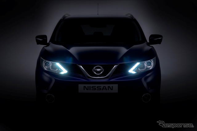 新型日産キャシュカイの予告イメージ