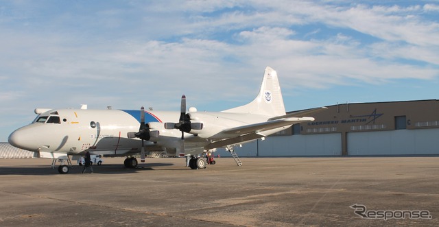 アップグレードされたP-3オリオン航空機