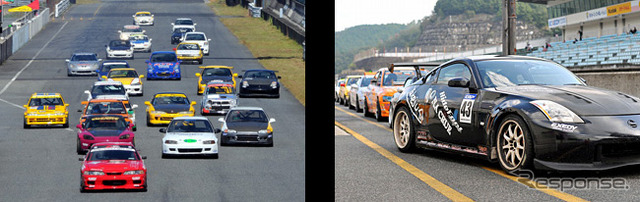 EXEDY CUP OPTION2 お遊び耐久 2013シリーズ　レース風景