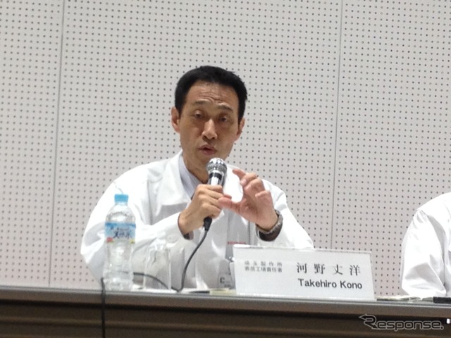 ホンダ埼玉製作所寄居工場の責任者、河野丈洋氏