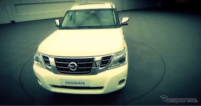 日産 パトロール 改良新型の予告イメージ