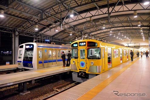 夜間の臨時列車は特急のほか準急も運転される。