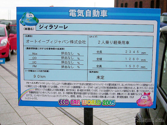 【エコカーワールド05】ヒマワリは電気で走る!?