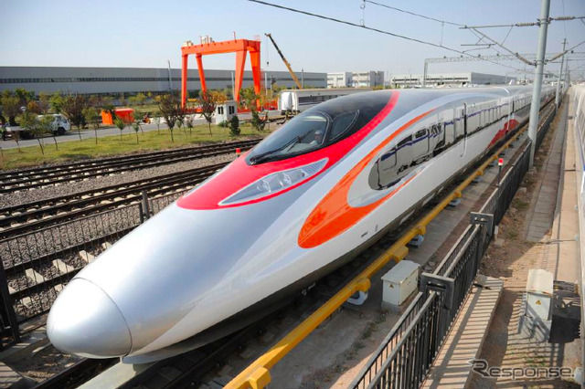 香港MTRが中国本土とを結ぶ高速鉄道向けに導入する高速車両。中国で運行されているCRH380Aをベースとしている。