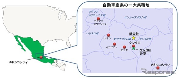 グアナファト州には自動車産業の一大集積地となっている