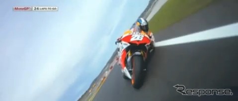 モトGP最終戦バレンシアGP(動画キャプチャ)
