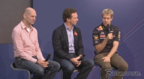 F1世界王者、セバスチャン・ベッテルのインタビュー(動画キャプチャ)