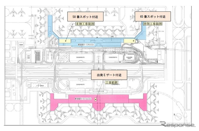日本空港ビルディング、第1、第2旅客ターミナルビルを整備