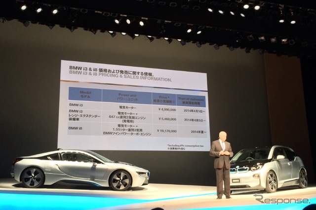 BMW i3・i8 発表会