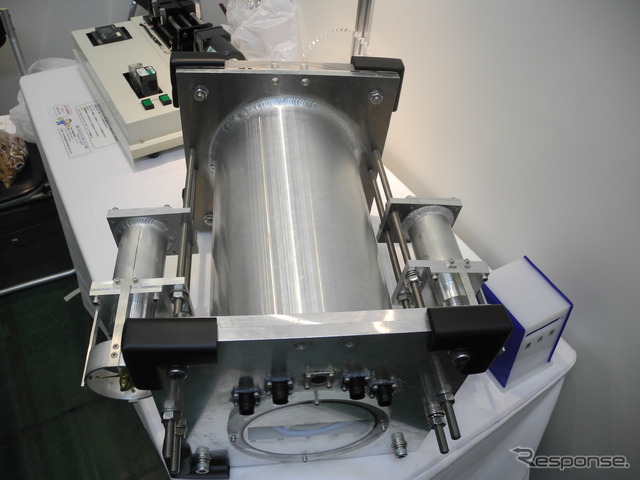 芝浦工業大学が開発中の無人探査機（いたばし産業見本市）