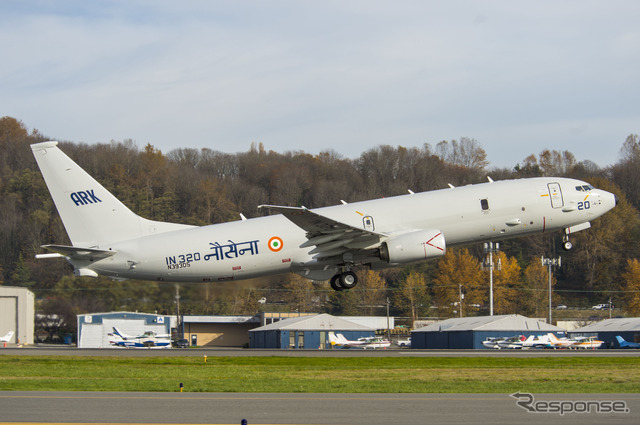 インド海軍に納入されたP-8I海洋パトロール航空機