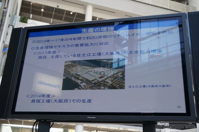 パナソニック、国内2拠点でリチウムイオンバッテリー生産増強…テスラへ4年間で20億本