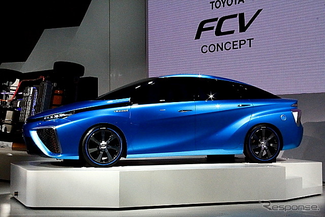 次世代燃料電池自動車『TOYOTA FCV CONCEPT』のサイドビューに見るデザインの仕掛け