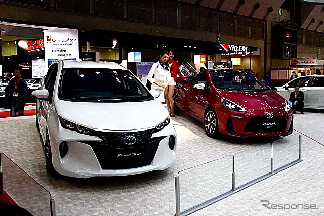 トヨタ自動車東日本が参考出品したアクアのベースのコンセプトカー