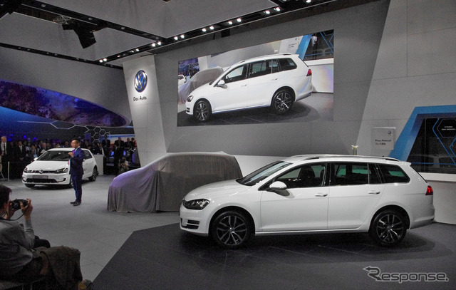 20日に開催されたVWのプレスカンファレンス(東京モーターショー13)
