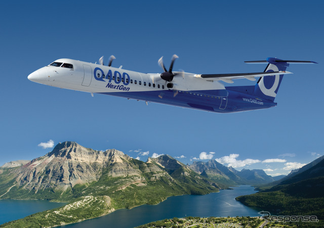 ボンバルディアQ400NextGenターボプロップ