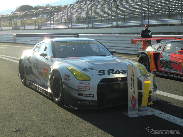 GT300クラス第1レース優勝の#3 GT-R。