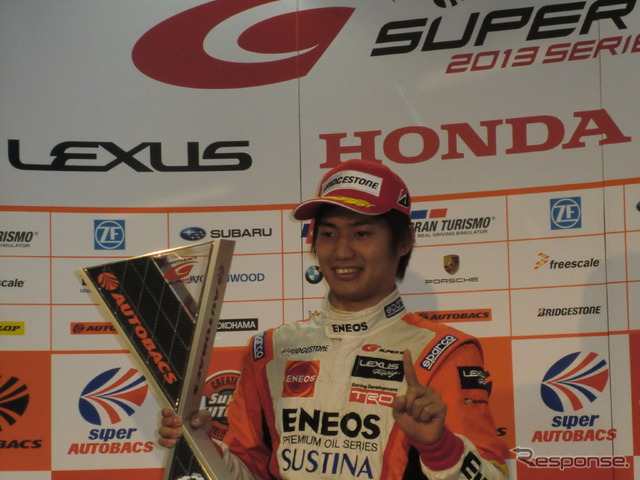 GT500第2レースを制した大嶋和也。