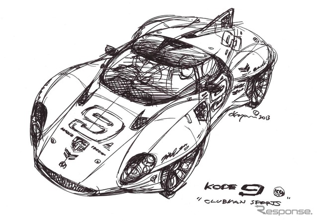 KEN OKUYAMA DESIGNのkode9の予告スケッチ