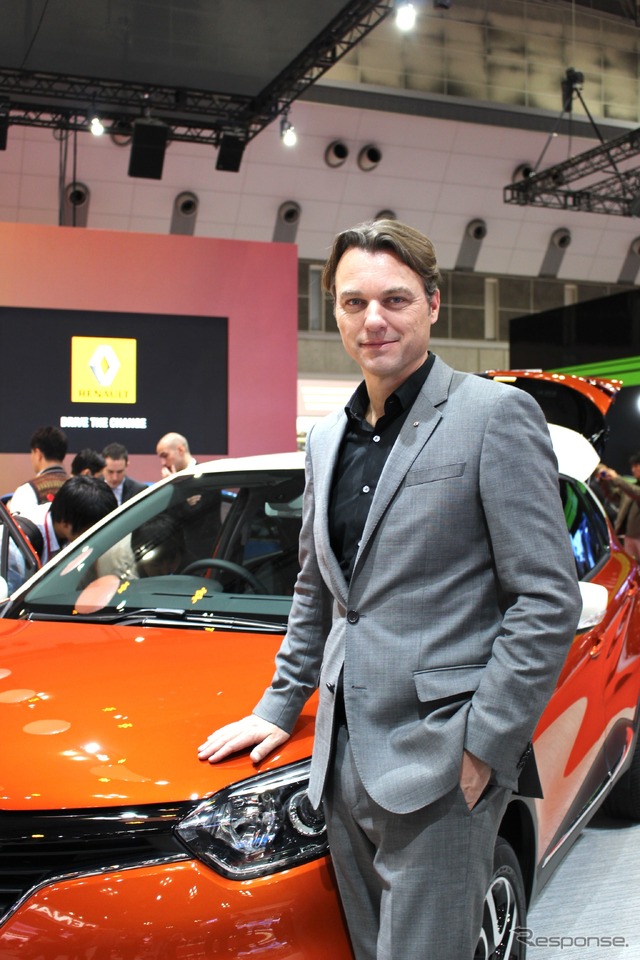 ルノー本社デザイン担当常務(SVP)のローレンス・ヴァン・デン・アッカー氏