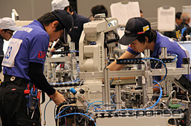 <「メカトロニクス」職種競技風景