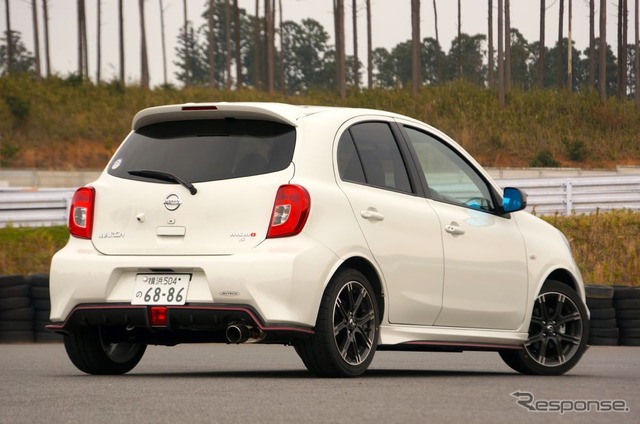 日産 マーチ NISMO (写真:NISMO Sグレード、オプション装着車)