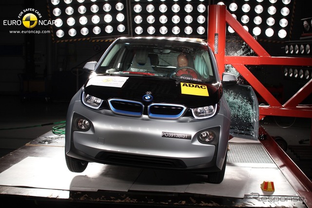 ユーロNCAPのBMW i3 の衝突テスト