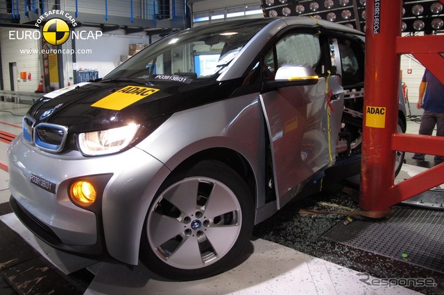 ユーロNCAPのBMW i3 の衝突テスト