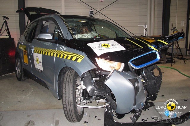 ユーロNCAPのBMW i3 の衝突テスト