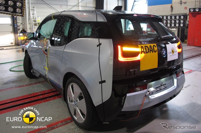 ユーロNCAPのBMW i3 の衝突テスト
