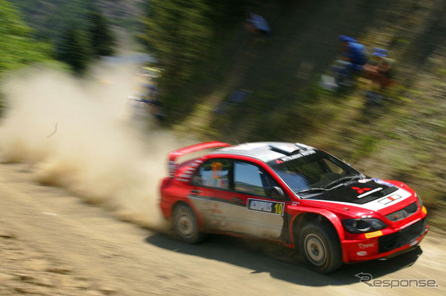 【三菱WRC】今年は出場、ラリージャパンでキャンペーン