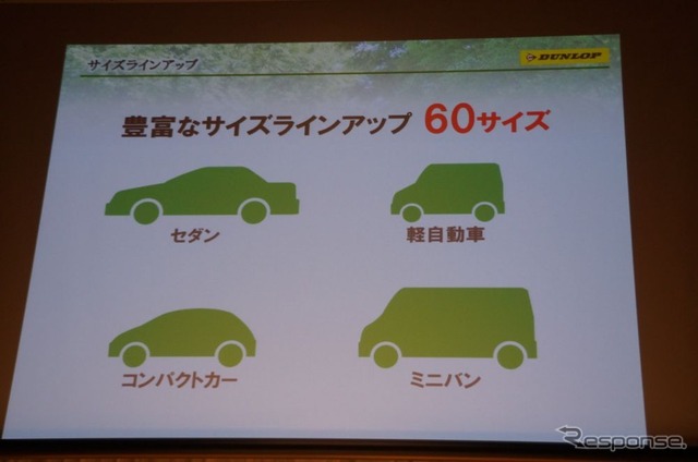 ダンロップ エナセーブ EC203 発表…「タイヤは長持ちするのが一番」西タイヤ技術本部長