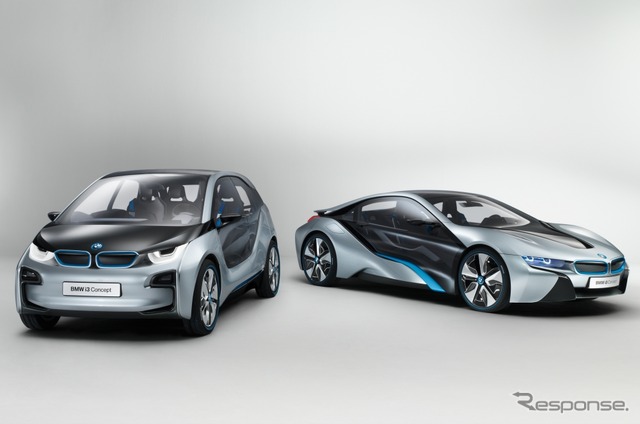 BMW i3 ConceptとBMW i8 Concept （2011年）