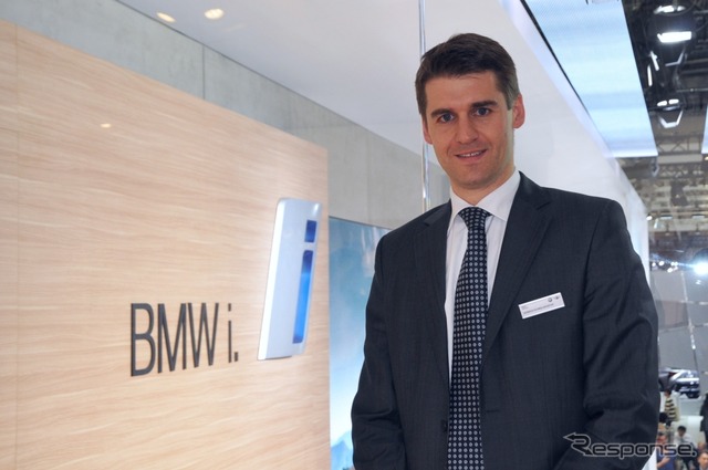 BMW i3 プロダクトマネージャーハインリッヒ・シュバックヒュファー氏 （東京モーターショー2013）