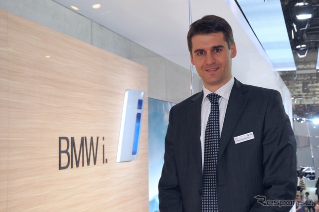 BMW i3 プロダクトマネージャーハインリッヒ・シュバックヒュファー氏 (東京モーターショー2013)