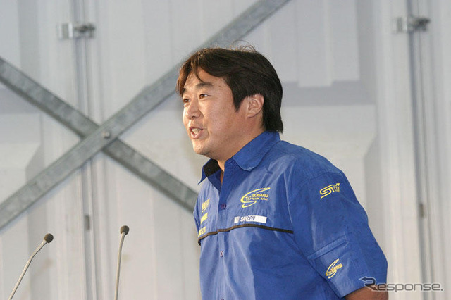 【スバル ミーティング】インプレッサ WRX 新型、新井敏弘が感激