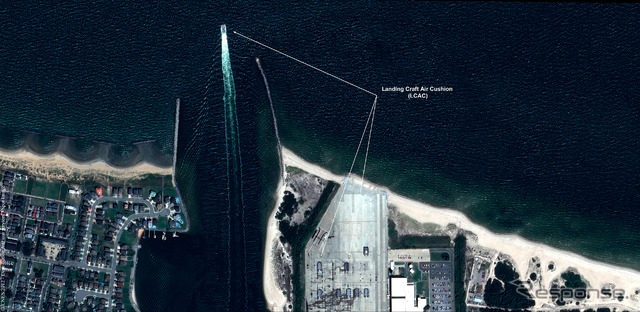 アストリウム社 プレアデス衛星撮影による世界最大の軍港 ノーフォーク港での艦船の画像を公開
