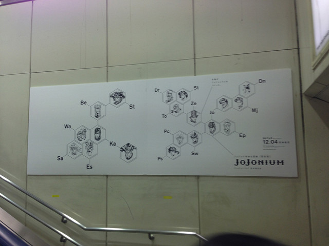 ジョジョの奇妙な冒険完全版「JoJonium」が渋谷駅をジャック中ッ!
