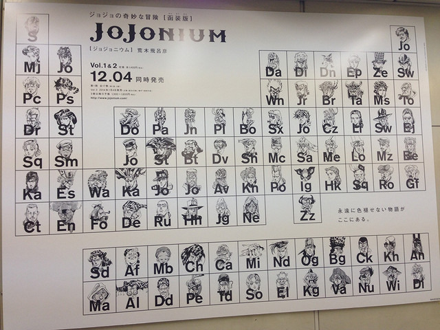 ジョジョの奇妙な冒険完全版「JoJonium」が渋谷駅をジャック中ッ!
