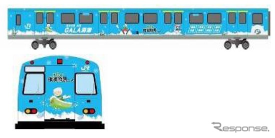 前期に続き台湾のMRTでラッピング車による広告を展開する。