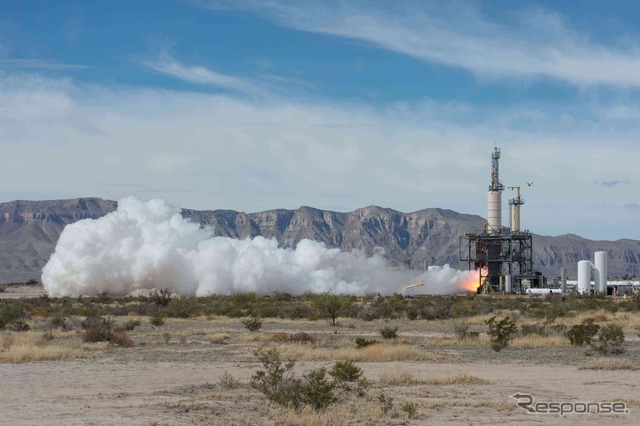 ジェフ・ベゾス氏の宇宙開発企業ブルー・オリジン社 NASA有人輸送計画向けロケットエンジン燃焼テスト映像を公開
