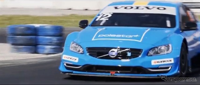 ボルボS60の豪V8スーパーカーシリーズマシンの予告動画キャプチャ