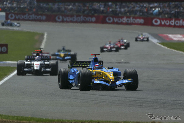 【F1イギリスGP】決勝…モントーヤ、新チーム初勝利
