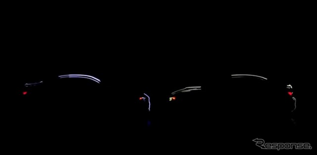 BMWの新型 M3セダン と M4 クーペの予告イメージ