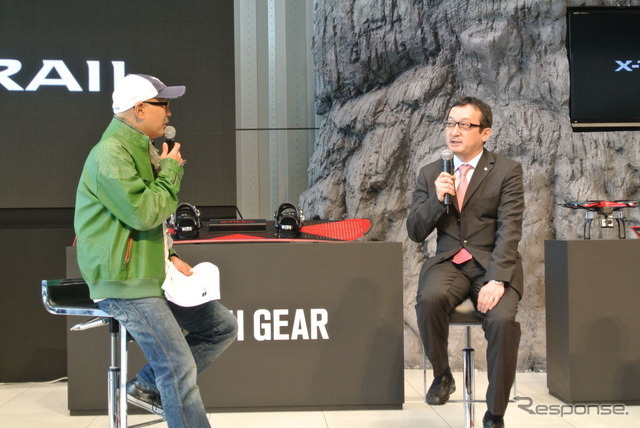 日産自動車 新型エクストレイル 発表会