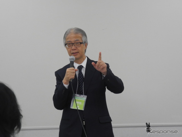 エコプロダクツ実行委員長の山本良一・東京大学名誉教授