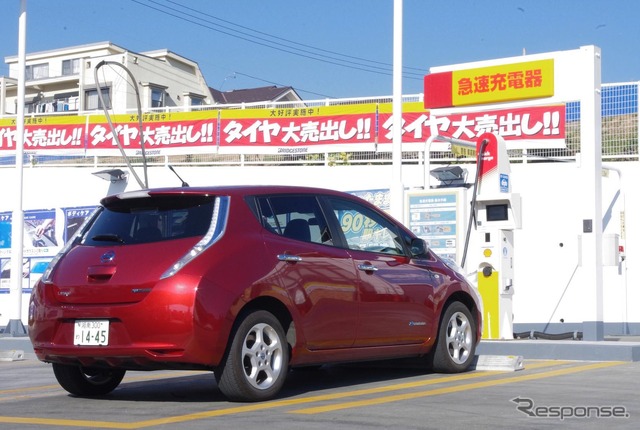 洗車チケットを組み合わせたEV向け充電サービス(昭和シェル石油・湘南藤沢サービスステーション)